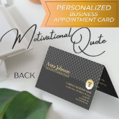 Just Be Curiousビブ前向きスアポイントメントカード 名刺