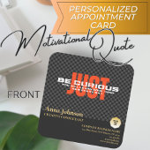 「Just Be Curious」優れたVibesビジネス・コンサルタント 予約カード