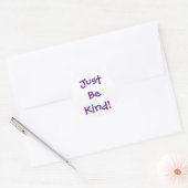 Just Be Kindステッカーシート ラウンドシール (封筒)