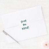 Just Be Kindステッカーシート ラウンドシール (封筒)