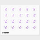 Just Be Sticker1 ラウンドシール (シート)