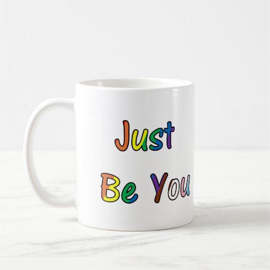 Just Be You コーヒーマグカップ (左)