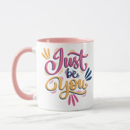 Just be you モダン Coffee mug マグカップ (左)