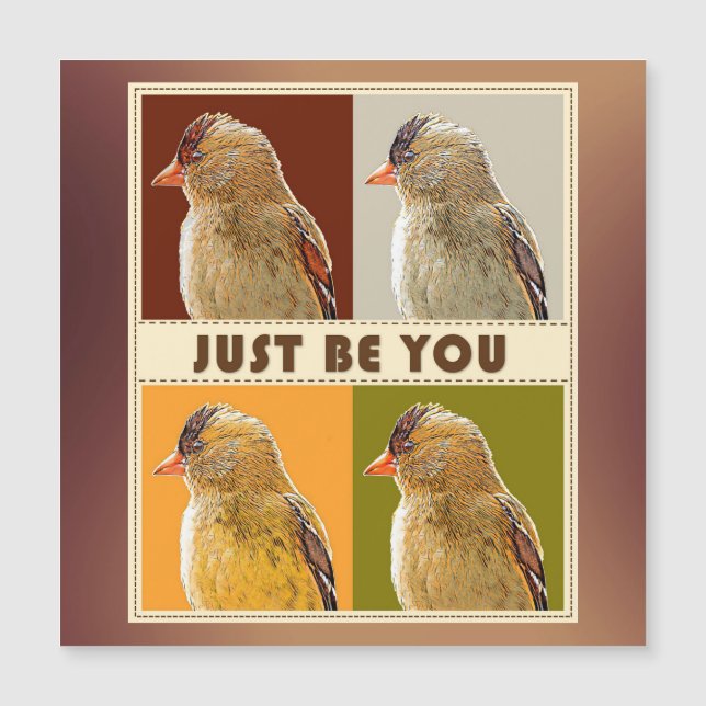 Just Be You -勇気付けられるカード (正面)