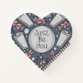 Just be you- hand drawn illustration  ノートブック (裏面)