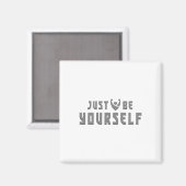 Just Be Yourself En抱擁Authenticityステッカー マグネット (正面/裏面)