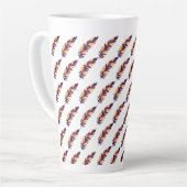 "Just be yourself mug" - best for gift カフェラテマグ (左アングル)