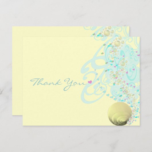 Just Beachy Thank ポストカード (正面/裏面)