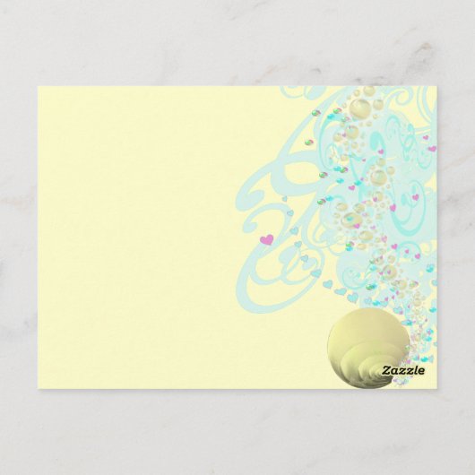 Just Beachy Thank ポストカード (裏面)