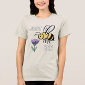 Just Bee、Bee T-Shirt トライブレンドTシャツ (正面)