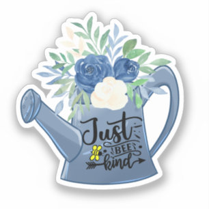 Just Bee Kind Flowers in Water Canノートパソコン シール