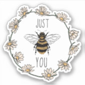 Just Bee Youフローラカスタムカット シール (正面)