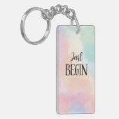 Just Begin キーホルダー (正面左)