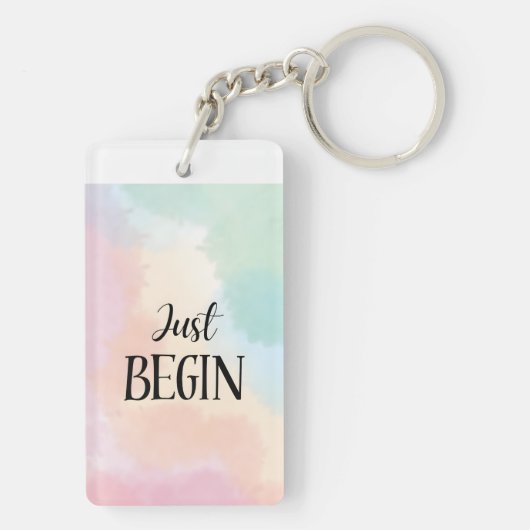 Just Begin キーホルダー (裏面)