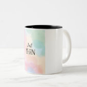 Just Begin ツートーンマグカップ (正面右)