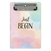 Just Begin ミニクリップボード (正面)