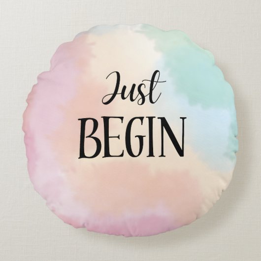 Just Begin ラウンドクッション (正面)