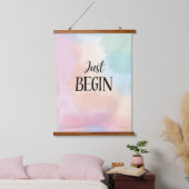 Just Begin 吊り下げ型タペストリー (寝室)