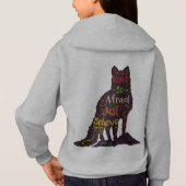 Just Believe Wolf Silhouette Hoodie - Inspirationa (裏面)