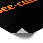 Just Beue-Cause Beekeeper Honey Bee Pun ポスター (角)