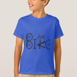 「Just Bike」バイクパーツのグラフィティ Tシャツ