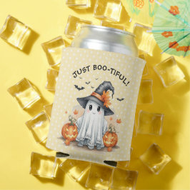 JUST BOO-healyガーリー幽霊 – レイシーのドレス、ウィッチハット 缶クーラー