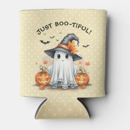 JUST BOO-healyガーリー幽霊 – レイシーのドレス、ウィッチハット 缶クーラー