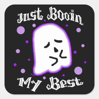 Just Booin My Best Square Sticker スクエアシール