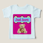 Just Born テディベアデザイン (デザイン正面)