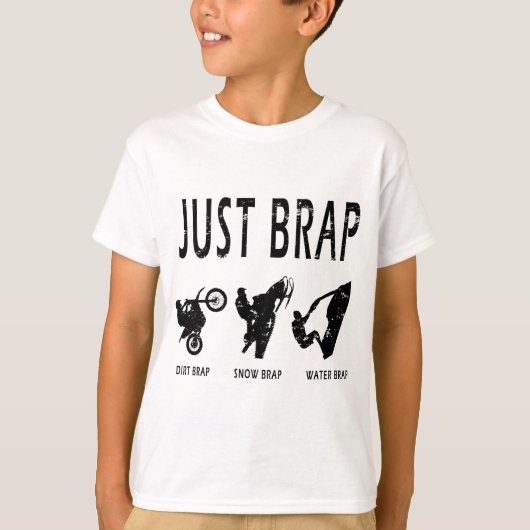 just-brap-black.png tシャツ (正面)