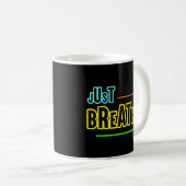 Just Break - リラックスs & Mindfulデザイン コーヒーマグカップ (正面右)