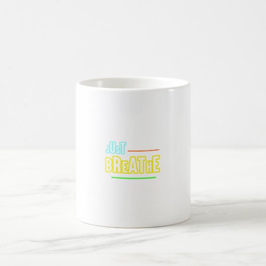 Just Break - リラックスs & Mindfulデザイン コーヒーマグカップ (中央)