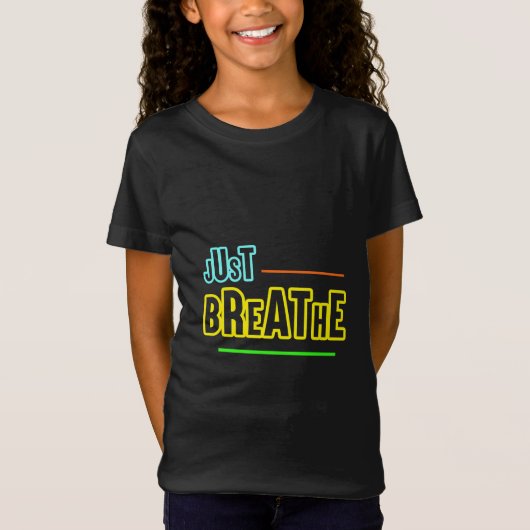 Just Break - リラックスs & Mindfulデザイン Tシャツ (正面)