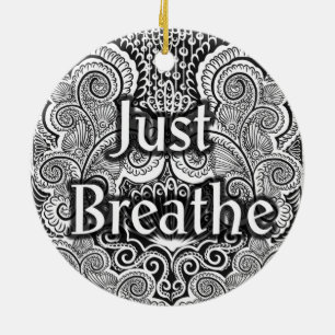 Just Break - Calming Mandalaインスパイア- セラミックオーナメント