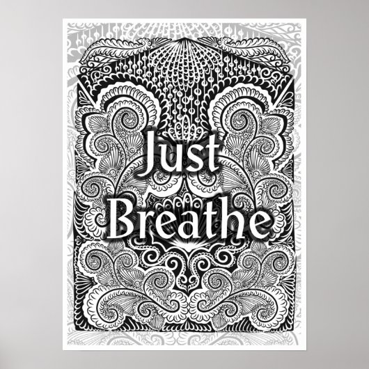 Just Break - Calming Mandalaインスパイア- ポスター (正面)