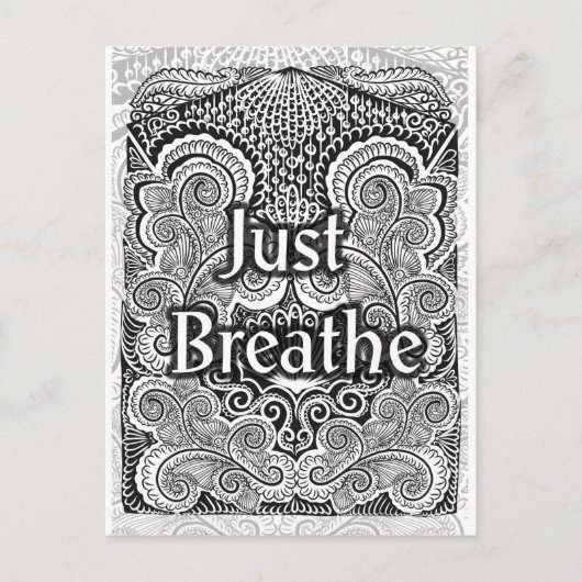 Just Break - Calming Mandalaインスパイア- ポストカード (正面)