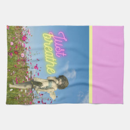 Just BreaksヴィンテージエンジェルAltered Art キッチンタオル