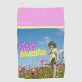 Just BreaksヴィンテージエンジェルAltered Art ゴルフタオル