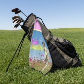 Just BreaksヴィンテージエンジェルAltered Art ゴルフタオル (グリーン)