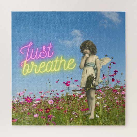 Just BreaksヴィンテージエンジェルAltered Art ジグソーパズル (縦)