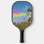 Just BreaksヴィンテージエンジェルAltered Art ピックルボールラケット (裏面)