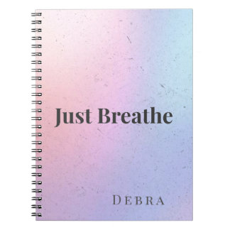 Just Breathe カームノート ノートブック