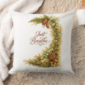 Just Breathe テーマ クッション (ブランケット)