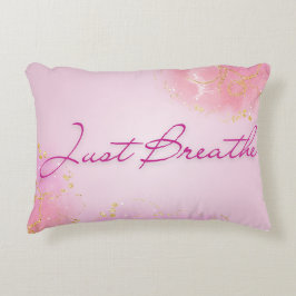 Just Breathe - ピンクセレニティギフト アクセントクッション