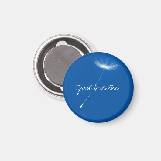 Just breathe - Dandelions floating マグネット (正面/裏面)