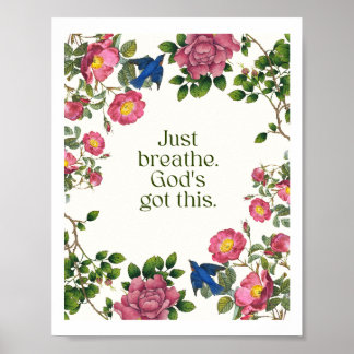 Just Breathe. God's Got This ポスター