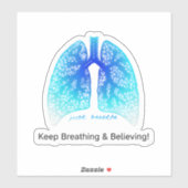 Just Breathe & Keep Believing  シール (シート)