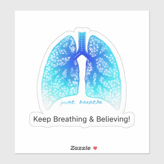 Just Breathe & Keep Believing  シール (シート)