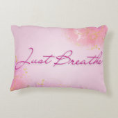 Just Breathe - Pink Serenity Gift アクセントクッション (裏面)