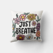 JUST BREEZEフローラかわいいデイジー手描き クッション (裏面)